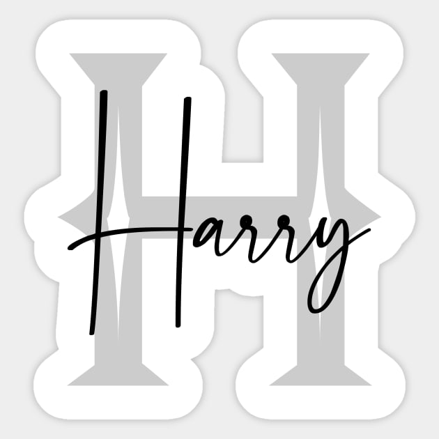 Harry Second Name, Harry Family Name, Harry Middle Name Sticker by Huosani